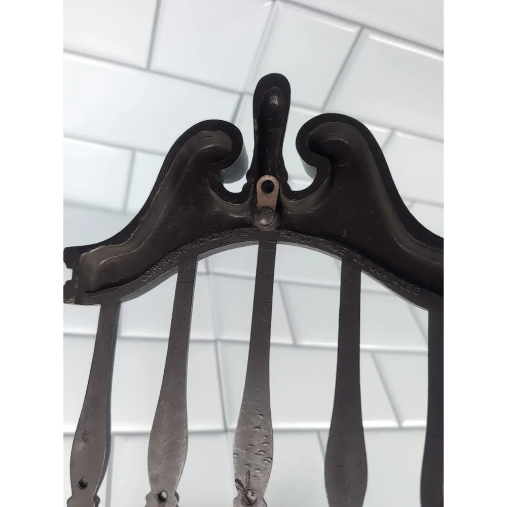 1970's Homco #4155 Molded Sconce Candle Holder Plastic Brown Wall Hanging Vintag